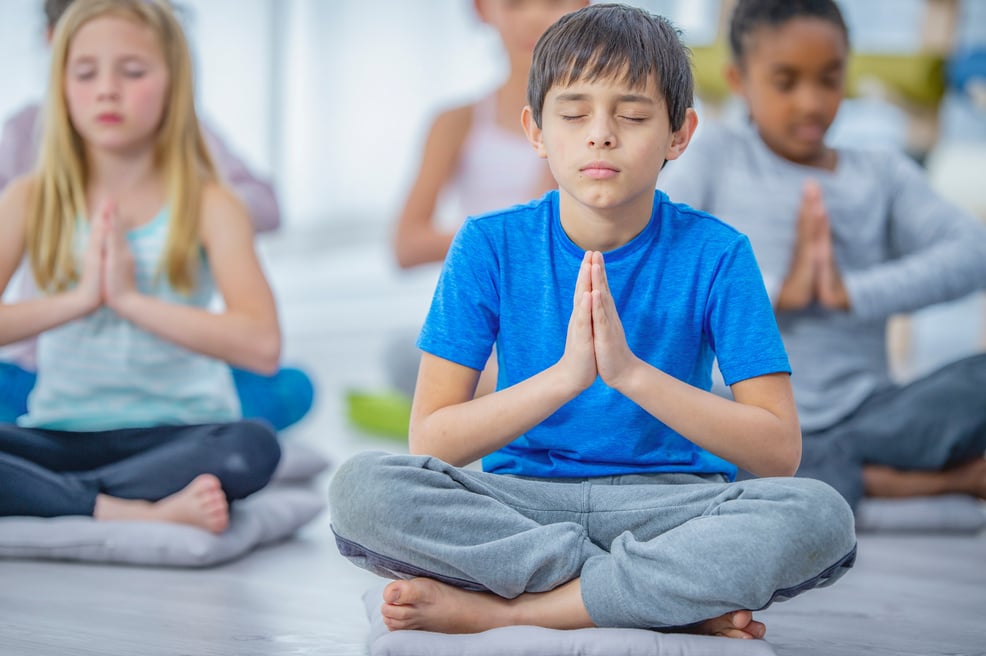 Kid's yoga class